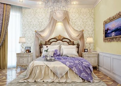 Большие и маленькие спальни в классическом стиле, 11 КРАСИВЫХ ФОТО интерьеров спален в стиле классика, выбор мебели, цвета обоев, штор и декора