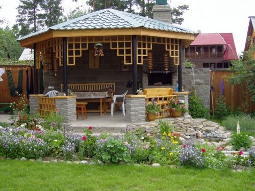 Беседки из камня + фото (беседка, камень) Беседки из камня + фото