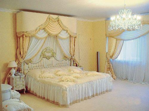 Дизайн интерьера спальни. Дизайн маленькой спальни. Классический стиль. Фото