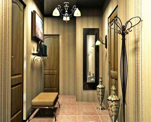 Дизайн прихожей квадратной фото: коридор в квартире, интерьер прямоугольной, ремонт маленький, форма современная (прихожая, коридор) Дизайн прихожей квадратной фото: коридор в квартире, интерьер прямоугольной, ремонт маленький, форма современная