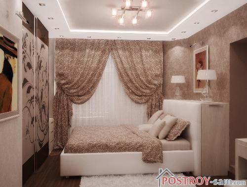 Дизайн узкой спальни: планировка, расстановка мебели, отделка, фото (спальня, кровать) Дизайн узкой спальни: планировка, расстановка мебели, отделка, фото