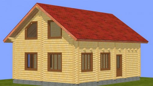 Дом из бруса (деревянный, древесина) Дом из бруса