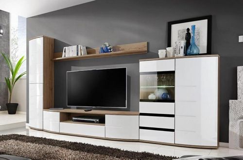 Горка в зал: фото стенок под телевизор, мебель в квартире, белый шкаф классика, дизайн своими руками, виды