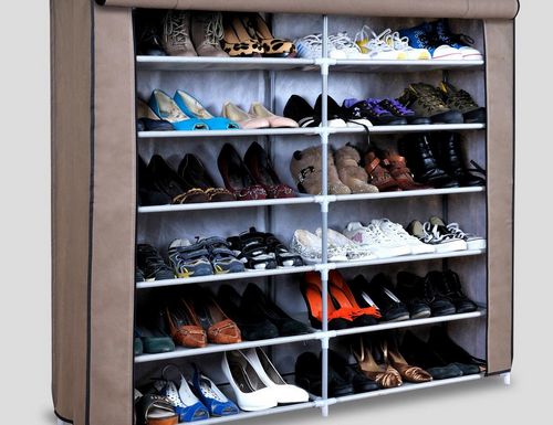 Этажерки для обуви в прихожую: металлический комод, лоток и стеллаж, ящик для хранения и стоек варианты