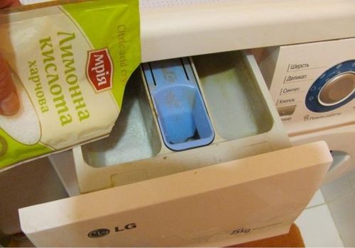 Как почистить стиральную машину лимонной кислотой: сколько грамм сыпать, чистка автомата от накипи, как промыть