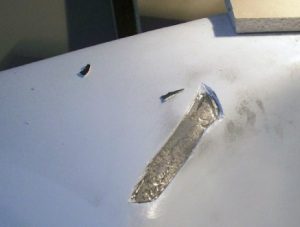Как убрать скол на акриловой ванне? (скол, ванна, этап) Как убрать скол на акриловой ванне?