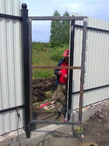 Калитка своими руками: фото, схема, чертежи, видео (калитка, каркас) Калитка своими руками: фото, схема, чертежи, видео