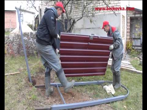 Калитка своими руками: фото, схема, чертежи, видео (калитка, каркас) Калитка своими руками: фото, схема, чертежи, видео