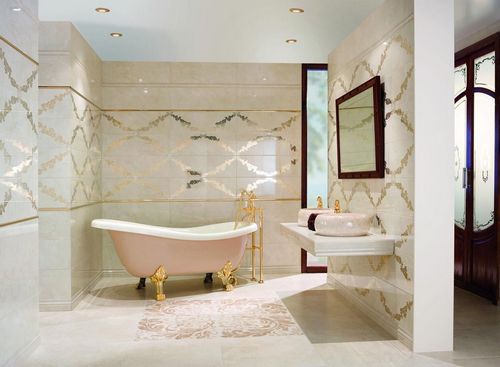 Керамическая плитка для ванной: комнаты фото и размеры эпицентра, выбор и подбор объемной, лучшая выпуклая