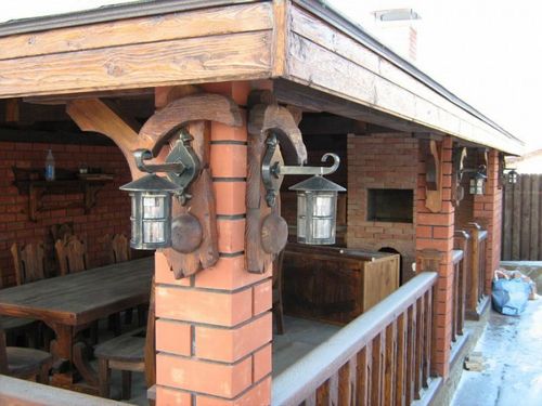 Кирпичная беседка + фото (беседка, кирпич) Кирпичная беседка + фото