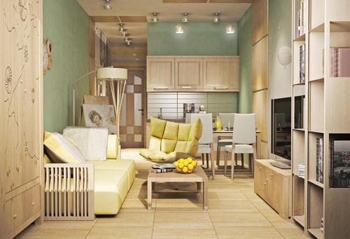 Кухня-гостиная 18 кв. м дизайн фото: студия совмещенная, планировка метров, проекты интерьера зала (кухня, квартира) Кухня-гостиная 18 кв. м дизайн фото: студия совмещенная, планировка метров, проекты интерьера зала
