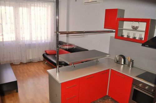 Кухня-гостиная 18 кв. м дизайн фото: студия совмещенная, планировка метров, проекты интерьера зала (кухня, квартира) Кухня-гостиная 18 кв. м дизайн фото: студия совмещенная, планировка метров, проекты интерьера зала
