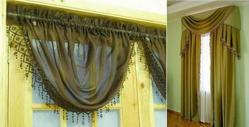 Ламбрекен для кухни: фото штор на кухню, своими руками выкройки, кухонные занавески, как сшить на маленькое окно, видео (ламбрекен, кухня, ткань) Ламбрекен для кухни: фото штор на кухню, своими руками выкройки, кухонные занавески, как сшить на маленькое окно, видео