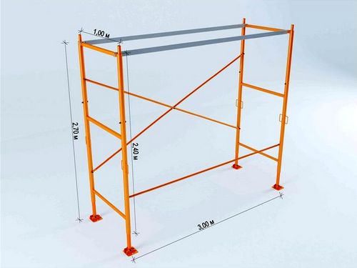 Леса строительные своими руками
