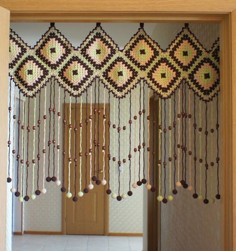Макраме шторы: схемы своими руками на двери и окна, видео на проем, плетение занавесок, для начинающих подхваты