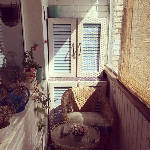 Обустройство балкона: 20 фото