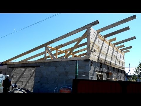 Односкатная крыша своими руками: фото, чертежи, схемы, видео (крыша, односкатный) Односкатная крыша своими руками: фото, чертежи, схемы, видео