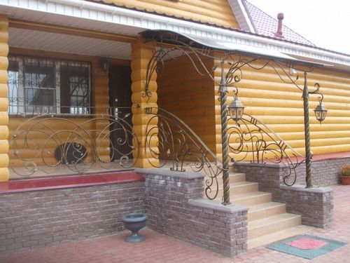 Оформление крыльца загородного дома (крыльцо, загородный, оформление) Оформление крыльца загородного дома