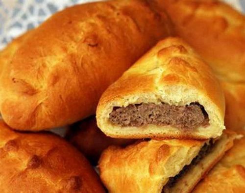 Пирожки с мясом: в духовке пошаговый рецепт с фото, как испечь из дрожжевого теста, жареные пирожки, слоеные с мясом, начинка, видео (пирожок, мясо) Пирожки с мясом: в духовке пошаговый рецепт с фото, как испечь из дрожжевого теста, жареные пирожки, слоеные с мясом, начинка, видео
