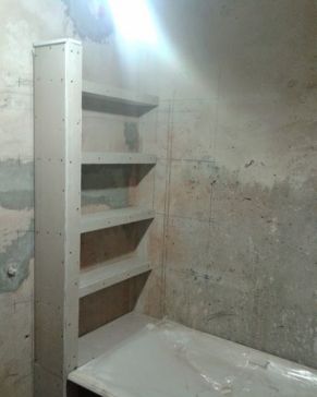Полки из гипсокартона + фото (гипсокартона, полка, каркас) Полки из гипсокартона + фото