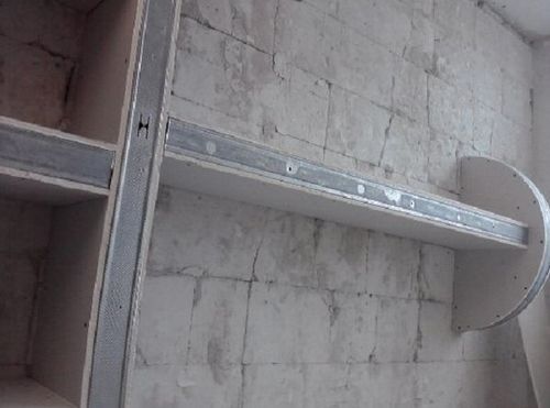 Полки из гипсокартона + фото (гипсокартона, полка, каркас) Полки из гипсокартона + фото