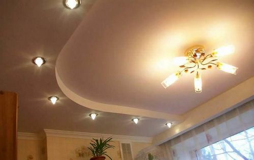 Потолки из гипсокартона для кухни фото: на маленькой кухне, дизайн подвесных, как сделать своими руками, видео-инструкция по установке (потолок, кухня, гипсокартона) Потолки из гипсокартона для кухни фото: на маленькой кухне, дизайн подвесных, как сделать своими руками, видео-инструкция по установке