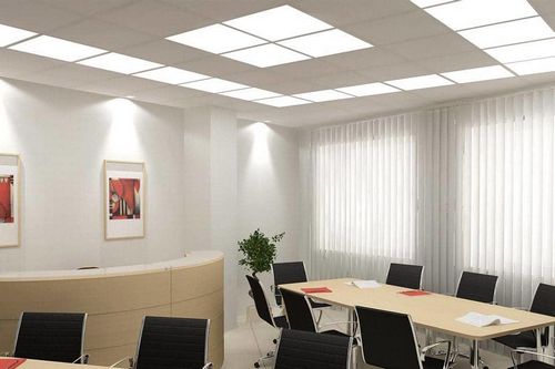 Потолки в офисных помещениях: виды, высота, монтаж современного, светильник, варианты высокого, лампа, дизайн