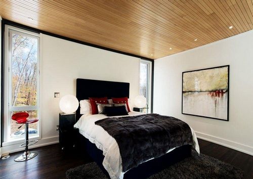 Потолки в узкой комнате: перегородка и отдых, варианты отделки, виды длины стен, из чего можно сделать красивый