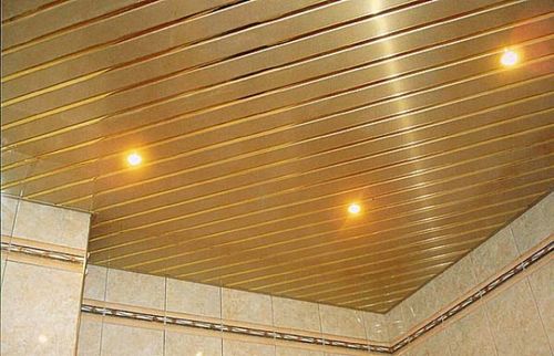 Реечные потолки для ванной комнаты: преимущества и недостатки (+8 фото) (потолок, реечный, легкий) Реечные потолки для ванной комнаты: преимущества и недостатки (+8 фото)