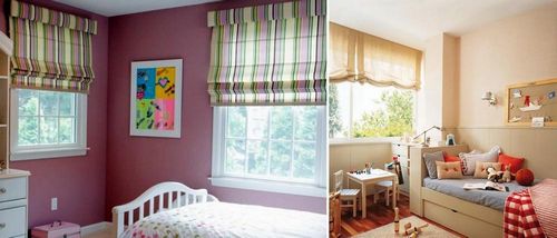 Римская штора фото в детской: для комнаты мальчика, новинки, с тюлем, видео