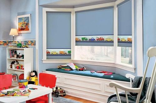 Римская штора фото в детской: для комнаты мальчика, новинки, с тюлем, видео
