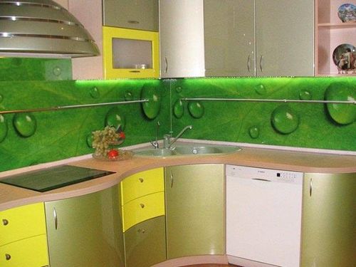 Скинали для кухни: фото фартука из стекла, что это такое, небо, дизайн интерьра, своими руками, отзывы (фартук, кухня) Скинали для кухни: фото фартука из стекла, что это такое, небо, дизайн интерьра, своими руками, отзывы