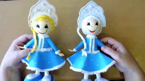 Снегурочка из фоамирана: мастер-класс с Дедом Морозом, выкройки для аппликации, фото и видео, как сделать МК (фоамирана, снегурочка) Снегурочка из фоамирана: мастер-класс с Дедом Морозом, выкройки для аппликации, фото и видео, как сделать МК