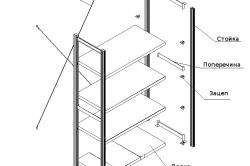 Стеллаж своими руками: материалы, чертежи и схемы, порядок работ (фото и видео)
