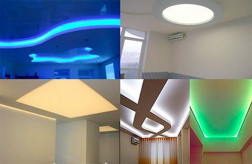 Светящийся потолок: способы создания оригинального интерьера