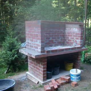 Уличный гриль из кирпича для дачи: фото, какая печь лучше и как сделать своими руками (кирпич, дача) Уличный гриль из кирпича для дачи: фото, какая печь лучше и как сделать своими руками