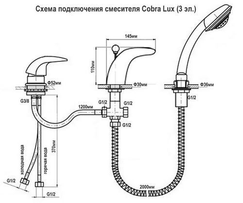 Установка смесителя в ванной: способы монтажа и устройство