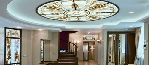 Витражные потолки: с подсветкой, фото в квартире, круглое остекление от пола, изготовление и установка, дизайн (потолок, витраж) Витражные потолки: с подсветкой, фото в квартире, круглое остекление от пола, изготовление и установка, дизайн