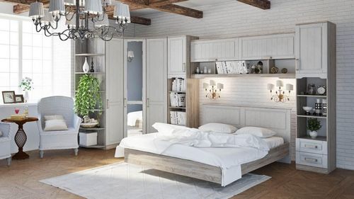 Встроенная мебель для спальни: фото маленькой комнаты, заказ с кроватью, под окно своими руками