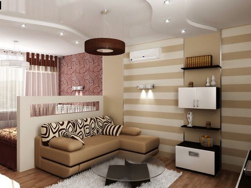 Зонирование комнаты на спальню и гостиную: правила совмещения пространства