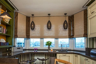 Дизайн кухни-студии в квартире П-44Т: оформление интерьера гостиной, столовой, видео и фото