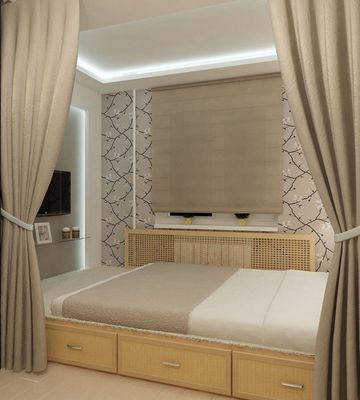 Дизайн маленькой спальни 9 кв м: интерьер комнаты в светлых и темных тонах, видео и фото