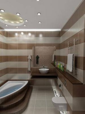 Дизайн ванной комнаты 5 кв м: образцы оформления пола в большом помещении