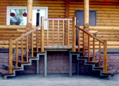 Фото металлических лестниц на крыльцо, деревянных и бетонных, обзор и сравнение, советы как рассчитать и построить лестницу на крыльцо своими руками