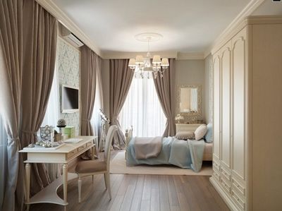 Фото примеры дизайна спальни кабинета, советы по размещению рабочего места, варианты планировки и зонирования интерьера, выбор мебели для кабинета спальни