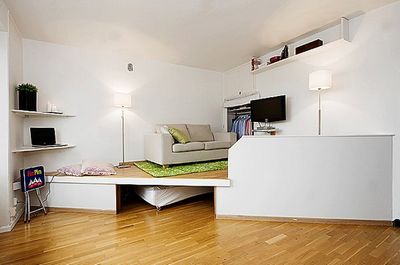 Как обустроить маленькую комнату: советы по выбору мебели и дизайна, 30 фото готовых интерьеров