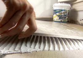 Клей для керамической плитки, расход и методика работы