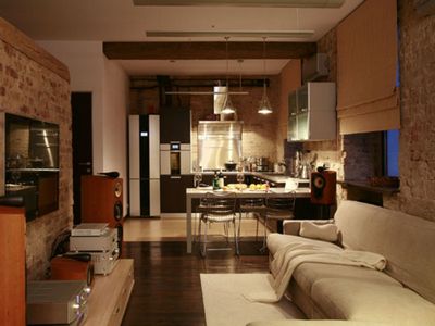 Кухня в стиле лофт - дизайн кухни, кухни-гостиной, достоинства и недостатки стиля