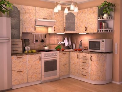 Кухонная мебель эконом класса современного исполнения - достойный и недорогой интерьер
