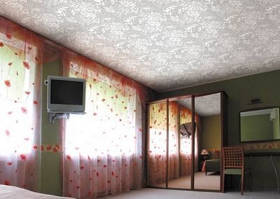Обзор и сравнение натяжных потолков в спальне, а также из гипсокартона, фото дизайна матовых и глянцевых потолков в спальне, выбор оформления и цвета